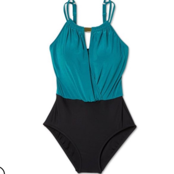 UPF 50+ high neck one piece swimsuit Large - Picture 3 of 11